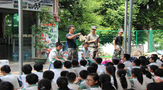 ?東莞香市小學(xué)五、六年級758人到黃埔軍校拓展