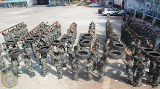 太陽(yáng)集團(tuán)130人到黃埔軍毅“我更強(qiáng)”特訓(xùn)營(yíng)進(jìn)行
